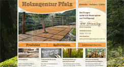 Desktop Screenshot of holzagentur-pfalz.de